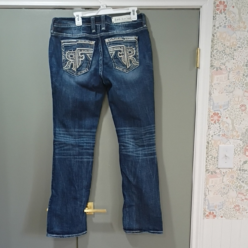 Women's Rock Revival Blue Jeans